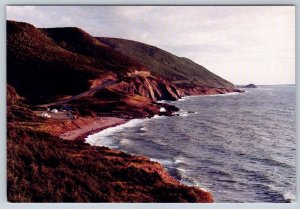 Cap Rouge, Cabot Trail, Cape Breton, Nova Scotia, Chrome Postcard