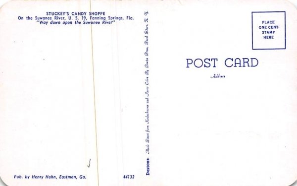 Stuckey's Cany Shoppe Fanning Springs, Florida  