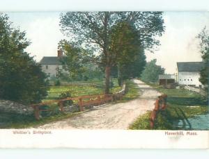 Unused Pre-1907 WHITTIER BIRTHPLACE HOME Haverhill Massachusetts MA Q1391