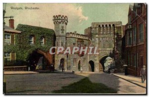 Old Postcard Winchester Westgate