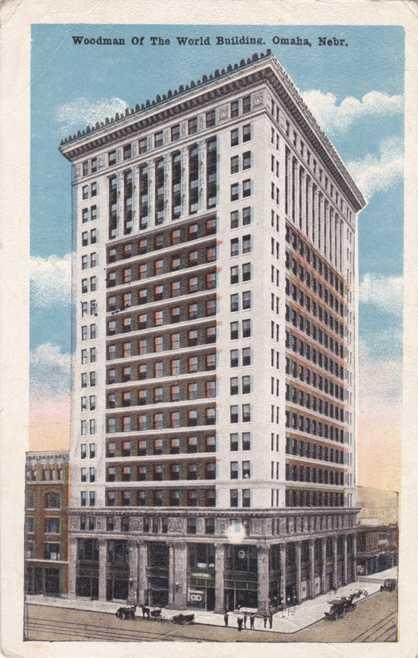 Woodman of the World Building - Omaha NE, Nebraska - pm 1917 - WB