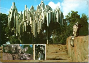 Postcard Finland Helsinki - Monument to Jean Sibelius - Sibelius Park