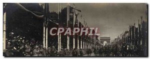 Old Postcard The Paris celebrations of Victory July 14, 1919 The parade Army ...