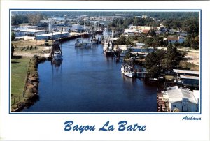 Bayou La Batre, AL Alabama  FISHING BOATS~WATERFRONT Mobile County 4X6 Postcard