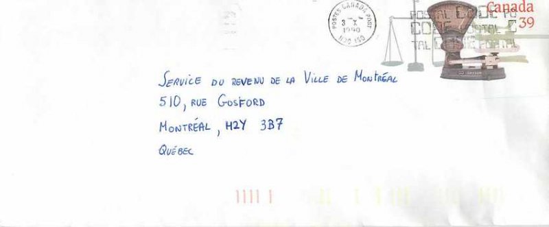 Entier Postal Stationery Canada Post Balance Dayton