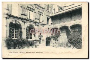 Toulouse - Hotel d & # 39Assezat courtyard - Old Postcard