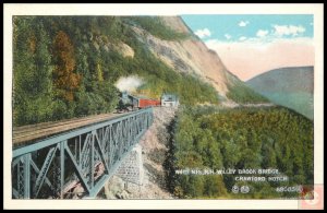 White Mts., N.H. Willey Brook Bridge, Crawford Notch, NH