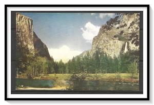 California, Yosemite - Bridalveil Falls - El Capitan - [CA-123]