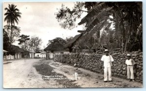 RPPC TAMAZUNCHALE, San Luis Potosi Mexico ~ STREET SCENE c1950s ~ MF 30 Postcard