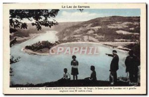 Old Postcard Lake has Laussac Lake Sarrans