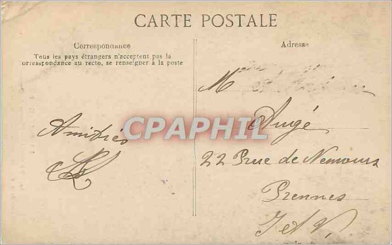 Postcard Old House Duguesclin Rennes Brittany Defender of the City of Rennes ...