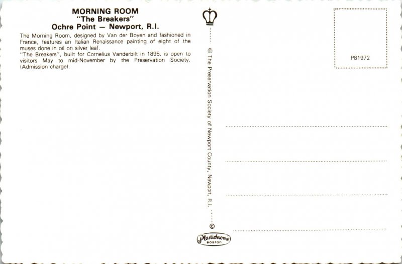 Morning Room,The Breakers,Ochre Point-Newport,RI