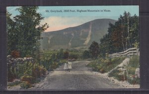 MASSACHUSETTS, Mt. GREYLOCK, c1920 ppc., used.