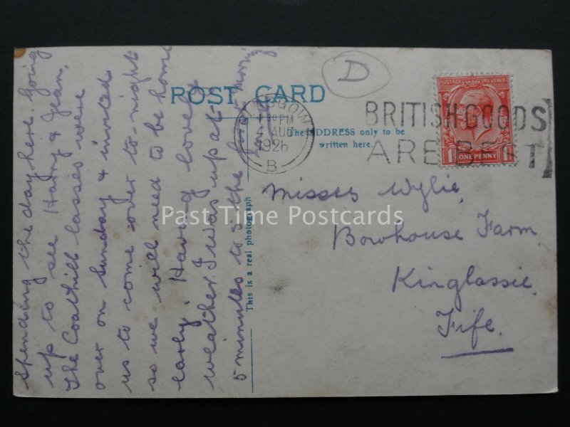 Scotland GLASGOW Charing Cross showing POST OFFICE c1926 RP Postcard