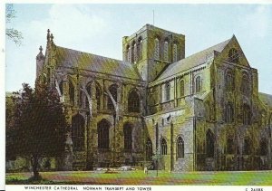 Hampshire Postcard - Winchester Cathedral - Norman Transept and Tower   AB252