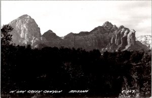 Arizona In Oak Creek Canyon RPPC Postcard Z26