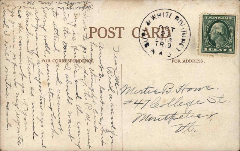 Kittens Kitty Cats Wrapped Up in Thread Spools c1910 Vintage Postcard