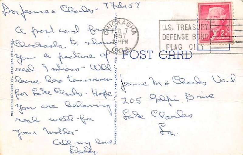 Osage Indian dancers Indian 1957 