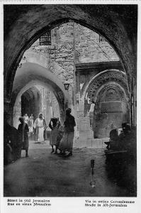 BF2522 street in old  jerusalem   israel