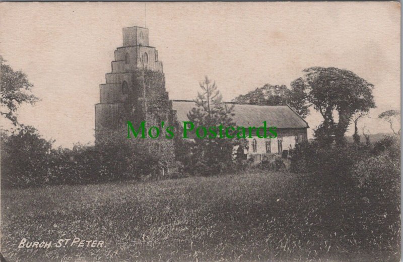 Norfolk Postcard - Burgh St Peter Church  RS37097