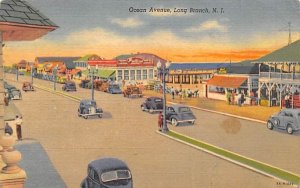 Ocean Avenue in Long Branch, New Jersey