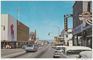 Main Business Section Of Penticton, Overlooking The Okanagan Lake, DRUG Store...