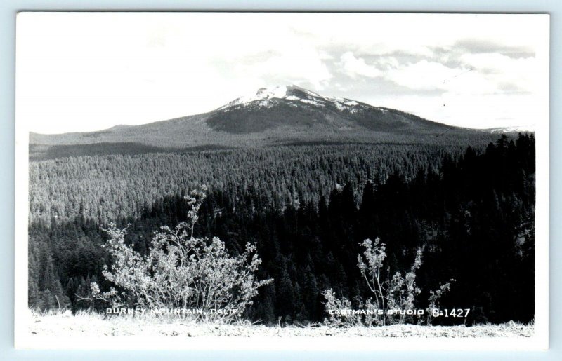 RPPC SHASTA COUNTY, CA California BURNEY MOUNTAIN   c1950s Eastman  Postcard 