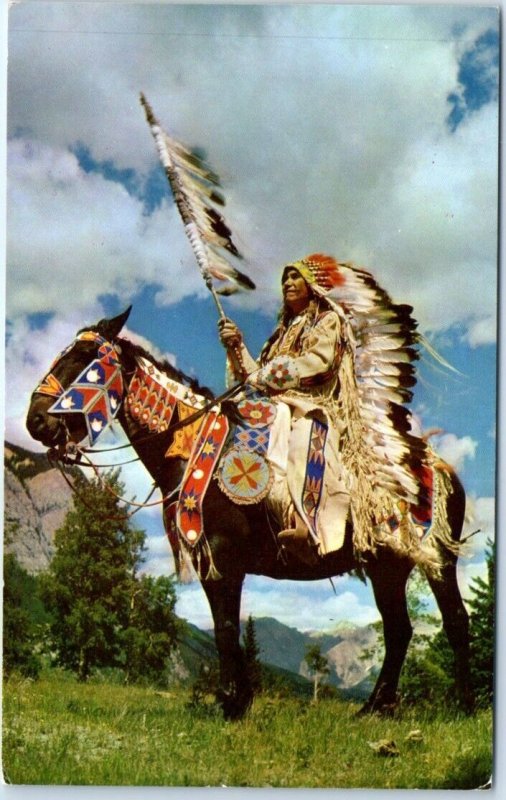 Postcard - Indian Chief