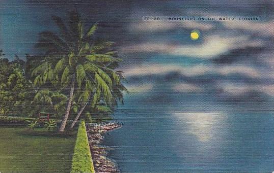 Florida Moonlight On The Water 1947