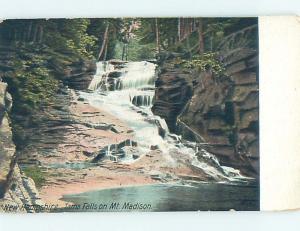 Divided-Back WATERFALL Randolph New Hampshire NH HJ7917