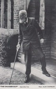 The Chucker Out Unique Bernard Shaw 1970s Real Photo Postcard