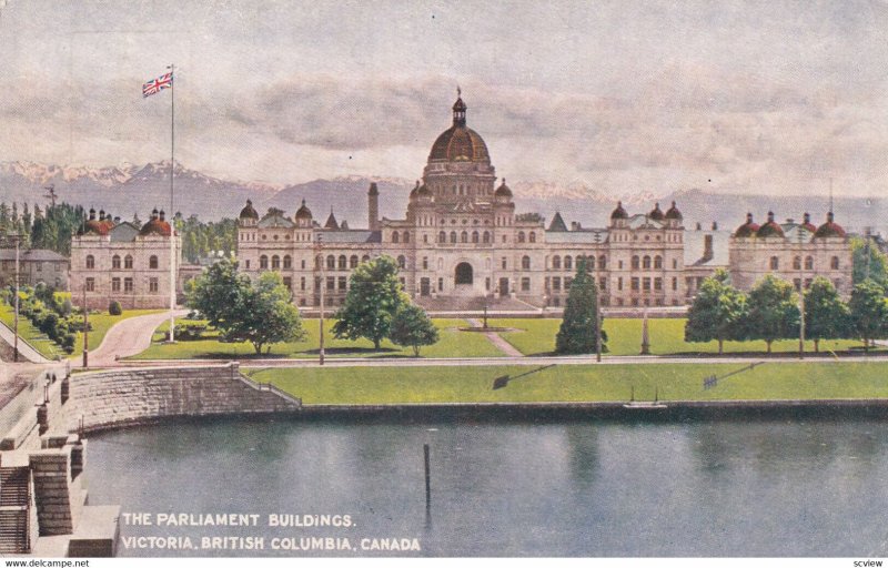 VICTORIA, British Columbia, Canada, 1900-1910s; The Parliament Buildings