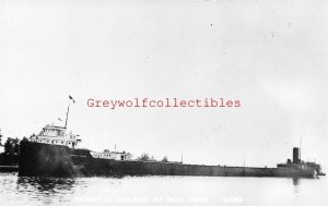 Steamship, Henry G. Dalton at Soo 1947, Reproduction, RPPC