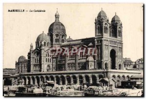 Old Postcard Marseille La Cathedrale