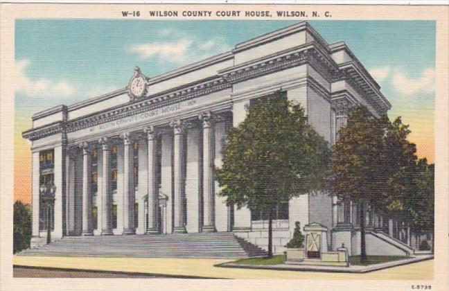 North Carolina Wilson County Court House