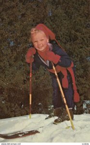 Child Skier, Val Morin , Quebec , Canada , 1961