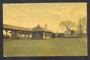 WESTBROOK CONNECTICUT CT. RAILROAD DEPOT TRAIN STATION VINTAGE POSTCARD