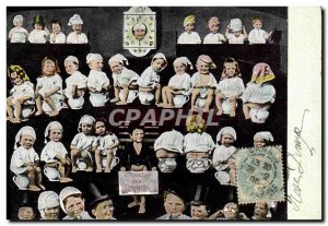 Old Postcard Fun Children Bebe
