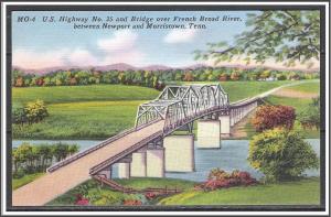 Tennessee, Bridge Over French Broad River - [TN-033]
