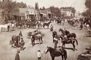 CA - Bishop Creek. Harvest Festival, circa 1886  (Reproduction)