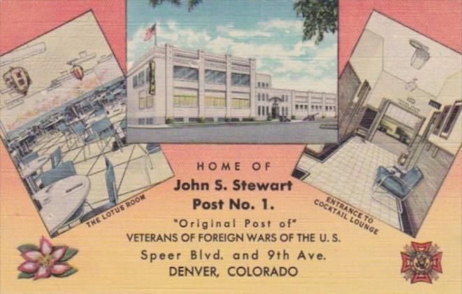 Colorado Denver John S Stewart Post No 1 Veterans Of Foreign Wars Curteich