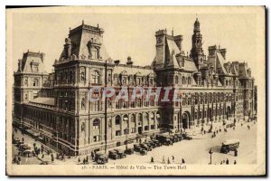 Postcard Old Paris City Hall