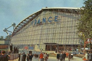 Pavillion De France Atomium Bruxelles Exhibition 1958 Postcard