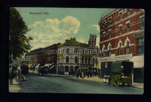 TQ3861 - London - An early view of life around Stamford Hill c1910 - postcard