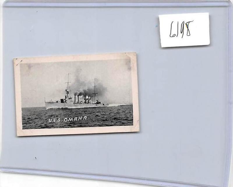 6198 U.S.S. Omaha Warship mini card