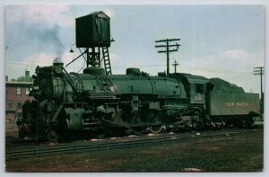 New York New Haven & Hartford Railroad Locomotive 3341 UNP Chrome Postcard G15