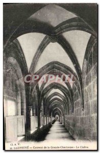 Dauphine Old Postcard The Convent of the Grande Chartreuse The cloister