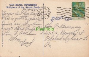 Postcard Production + Research Plant Oak Ridge TN 1950