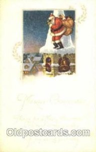 Santa Claus, Christmas  1922 postal used 1922