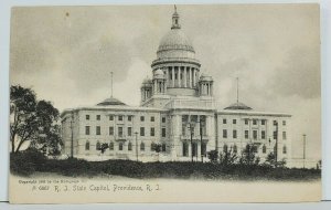 Providence Rhode Island State Capitol Early udb c1905 Postcard N1